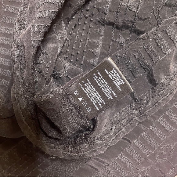 Velvet by Graham and Spencer Black Short Sleeve Mini Dress Cover Up small - Picture 9 of 11